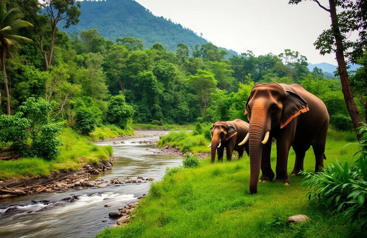 Chitwan National Park Nepal jungle safari elephants